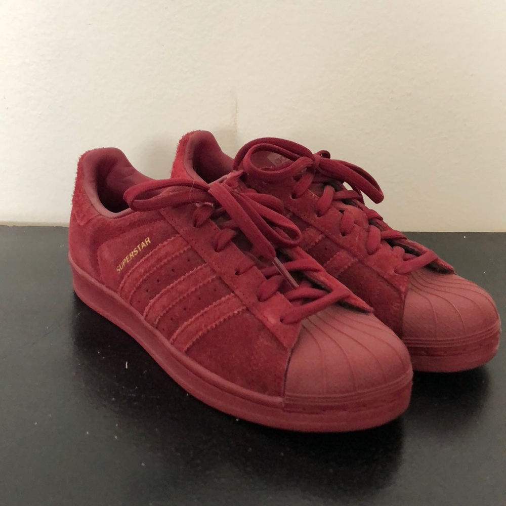 Red Adidas Superstar